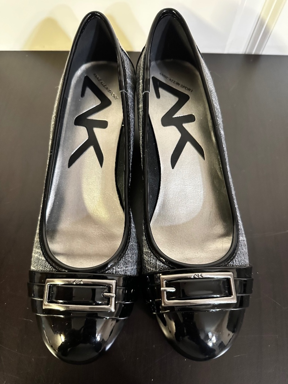 Anne Klein Sport "Sadique" wedge pump. 8.5